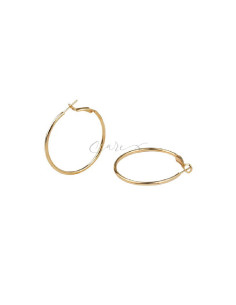 PENDIENTES DE ARO VIDAL&VIDAL FINO CLIP G2407B