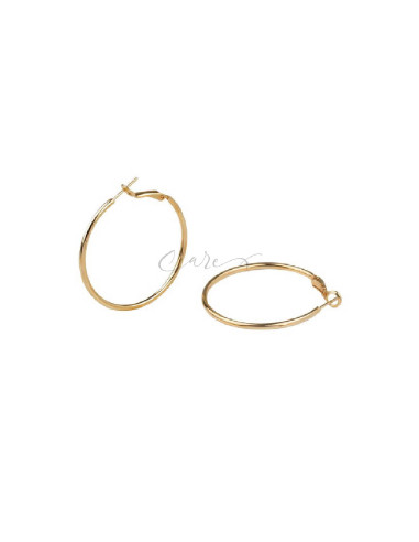 PENDIENTES DE ARO VIDAL&VIDAL FINO CLIP G2407B
