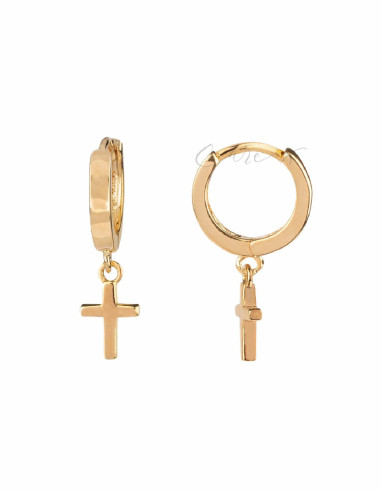 PENDIENTES VIDAL&VIDAL ARO ARTICULADO CRUZ G3206A