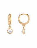 PENDIENTES DE ARO VIDAL%VIDAL ARTICULADO CIRCONITA GRANDE G3351A