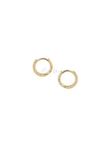 PENDIENTES DE ARO VIDAL&VIDAL ESPIRAL 12MM G3363A