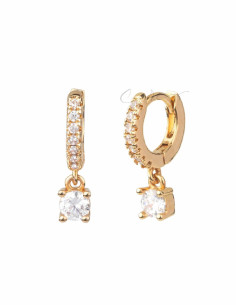 PENDIENTES DE ARO VIDAL&VIDAL ARTICULADO 10mm GARRAS G3371