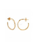 PENDIENTES DE ARO VIDAL&VIDAL ONDULADOS 20mm G3406A