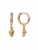 PENDIENTES DE ARO VIDAL&VIDAL ARTICULADO CONCHA G3520