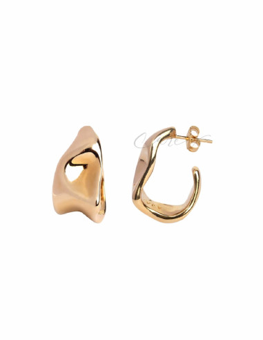 PENDIENTES DE ARO VIDAL&VIDAL IRREGULAR G3582