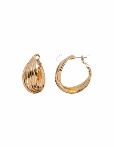 PENDIENTES DE ARO VIDAL&VIDAL TIRAS G3586