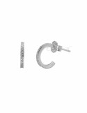 PENDIENTES DE ARO VIDAL&VIDAL CON CIRCONITAS 12mm P2103B