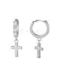 PENDIENTES DE ARO VIDAL&VIDAL ARTICULADO CRUZ P3336A