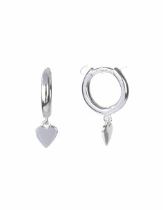 PENDIENTES DE ARO VIDAL&VIDAL ARTICULADO CORAZÓN P3525