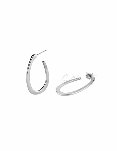 PENDIENTES DE ARO VIDAL&VIDAL OVALADOS CUADRADOS Q2524B
