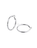PENDIENTES DE ARO VIDAL&VIDAL MEDIA CAÑA 3X40MM Q2985A