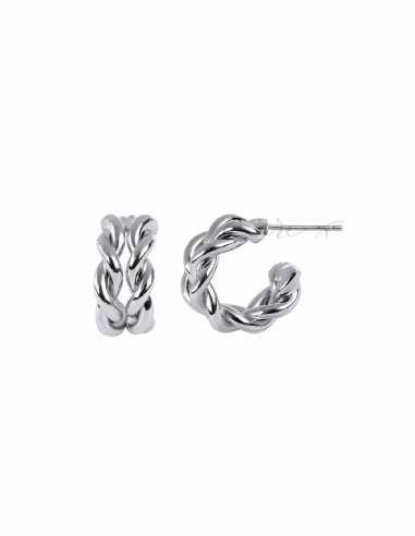 PENDIENTES DE ARO VIDAL&VIDAL TRENZADOS Q3534