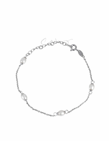 PULSERA VIDAL&VIDAL ESLABONES PERLA X1681216