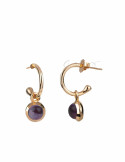 PENDIENTES DE ARO VIDAL&VIDAL  AMATISTA X46796