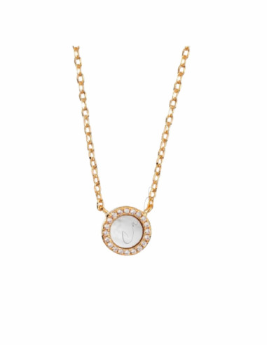COLLAR VIDAL&VIDAL MADRE PERLA Y CIRCONITA X4519838