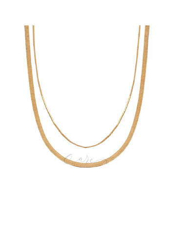 COLLAR VIDAL&VIDAL PLANO DOBLE X4625544A