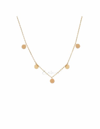 COLLAR VIDAL&VIDAL CIRCULOS LISOS X7612038
