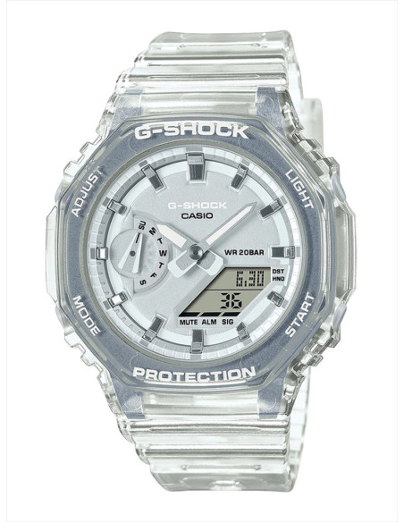 RELOJ MUJER CASIO G-SHOCK GMA-S2100SK-7AER TRANSPARENTE
