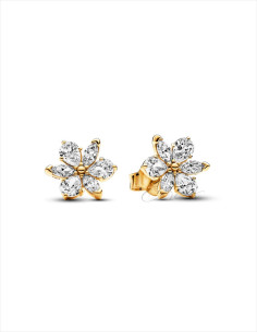 PENDIENTES DE BOTÓN PANDORA HERBARIO BRILLANTE 262633C01