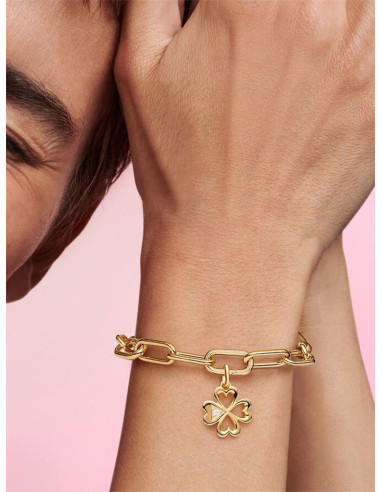 CHARM MEDALLÓN PANDORA ME CORAZÓN TRÉBOL DE CUATRO HOJAS 763034C01