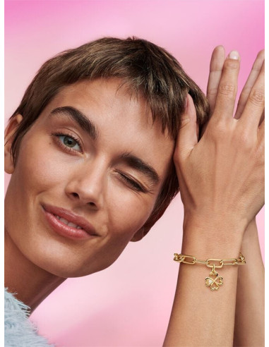 CHARM MEDALLÓN PANDORA ME CORAZÓN TRÉBOL DE CUATRO HOJAS 763034C01