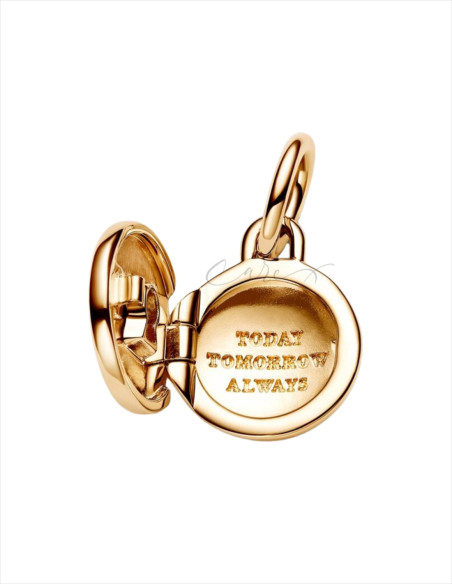 CHARM COLGANTE PANDORA MEDALLA GRABABLE QUE SE ABRE 763066C01