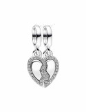 CHARM GOLGANTE PANDORA DIVISIBLE CORAZÓN AMISTAD 792743C01