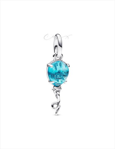 CHARM COLGANTE PANDORA GLOBO CRISTAL DE MURANO AZUL 792792C01