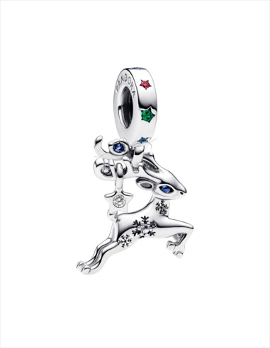 CHARM COLGANTE PANDORA RENO DE NAVIDAD MÁGICO 792826C01