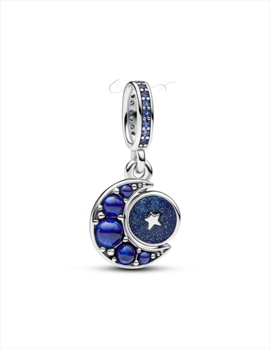 CHARM COLGANTE PANDORA GIRATORIO LUNA BRILLANTE 792979C01