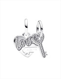 CHARM COLGANTE PANDORA DIVISIBLE CORAZÓN Y LLAVE 793081C01