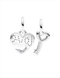 CHARM COLGANTE PANDORA DIVISIBLE CORAZÓN Y LLAVE 793081C01