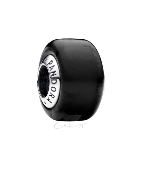 CHARM MINI PANDORA CRISTAL DE MURANO NEGRO 793117C00
