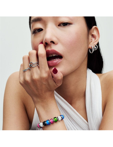 CHARM MINI PANDORA CRISTAL DE MURANO NEGRO 793117C00