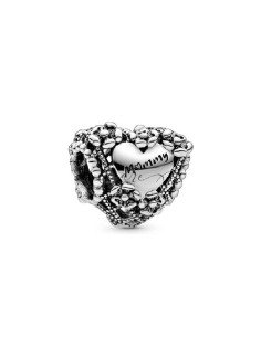 CHARM PANDORA MUMMY CORAZÓN FLOREADO 798892C00