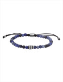PULSERA HOMBRE FOSSIL CON CUENTAS DE SODALITA JF04414040