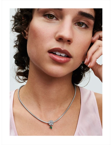 CHARM PANDORA ROSA FLORECIENDO BRILLANTE 793201C01