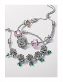 CHARM PANDORA ROSA FLORECIENDO BRILLANTE 793201C01