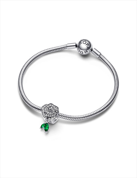 CHARM PANDORA ROSA FLORECIENDO BRILLANTE 793201C01