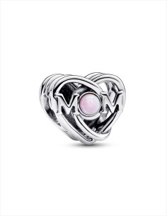 CHARM PANDORA FILIGRANA CORAZÓN Y MADRE 793233C01