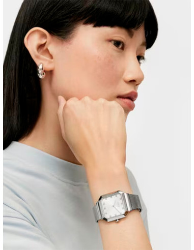 RELOJ MUJER TOUS KARAT SQUARED 300358061 PLATEADO