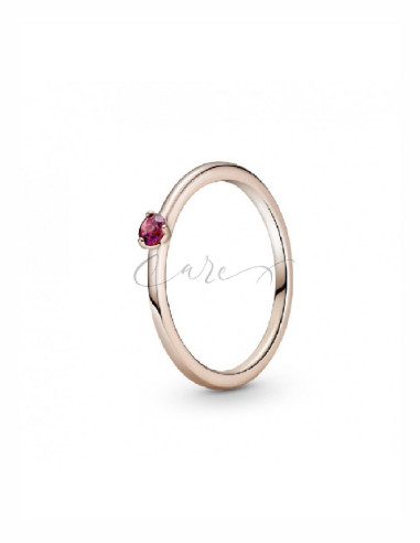 ANILLO PANDORA SOLITARIO ROJO 189259C01