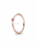ANILLO PANDORA SOLITARIO ROSA 189259C03