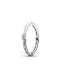ANILLO PANDORA ME DUAL BLANCO Y PAVÉ 192528C02-56