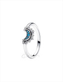 ANILLO PANDORA LUNA CELESTIAL AZUL 192675C01-48
