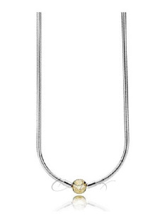 COLLAR PANDORA MOMENTS SHINE CIERRE DORADO 368004