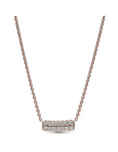 COLLAR PANDORA FILA DOBLE EN PAVÉ 382621C01-45