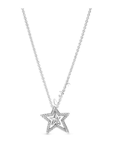 COLLAR PANDORA ESTRELLA ASIMÉTRICA 390020C01-45