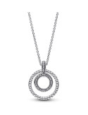 COLLAR CON COLGANTE PANDORA SIGNATURE LOGO PAVÉ Y CUENTAS 392308C01 COLLAR CON COLGANTE PANDORA SIGNATURE LOGO PAVÉ Y CUENTAS 392308C01