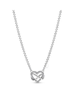 COLLAR PANDORA CORAZÓN INFINITO BRILLANTE 392666C01